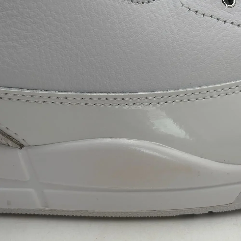 Nike Air Jordan 3 Retro White Silver Sneakers CT8532 111 Men Size 10 NEW